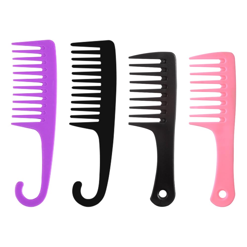 Set de 4 Peines Desenredantes para Ducha