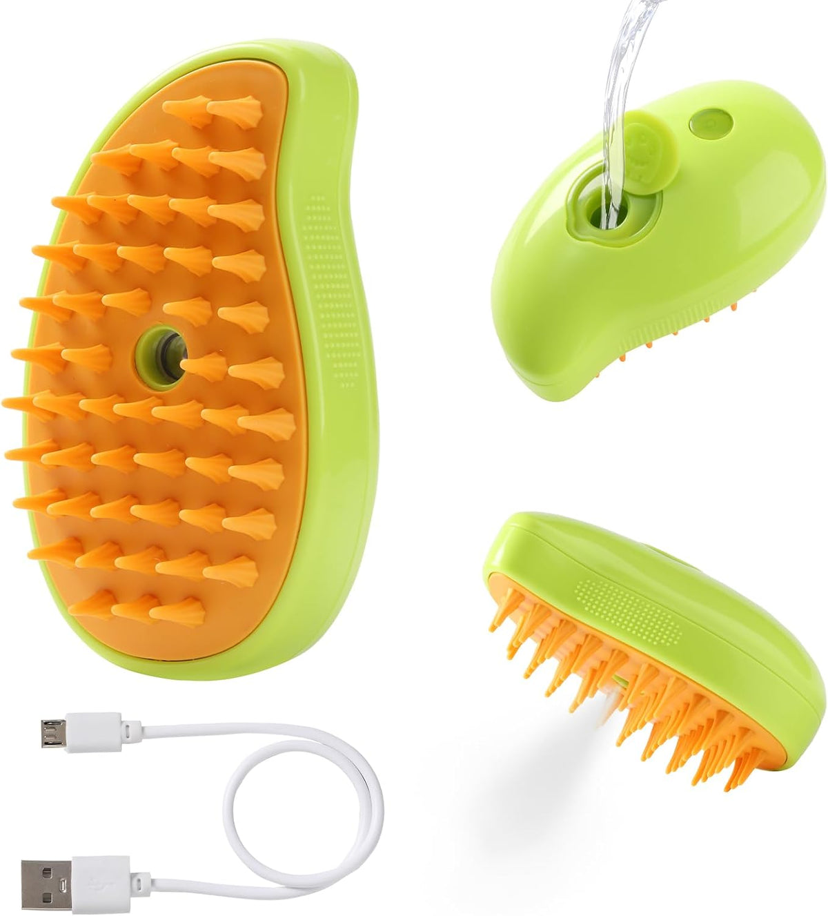 Cepillo de Vapor 3 en 1 para Perros y Gatos