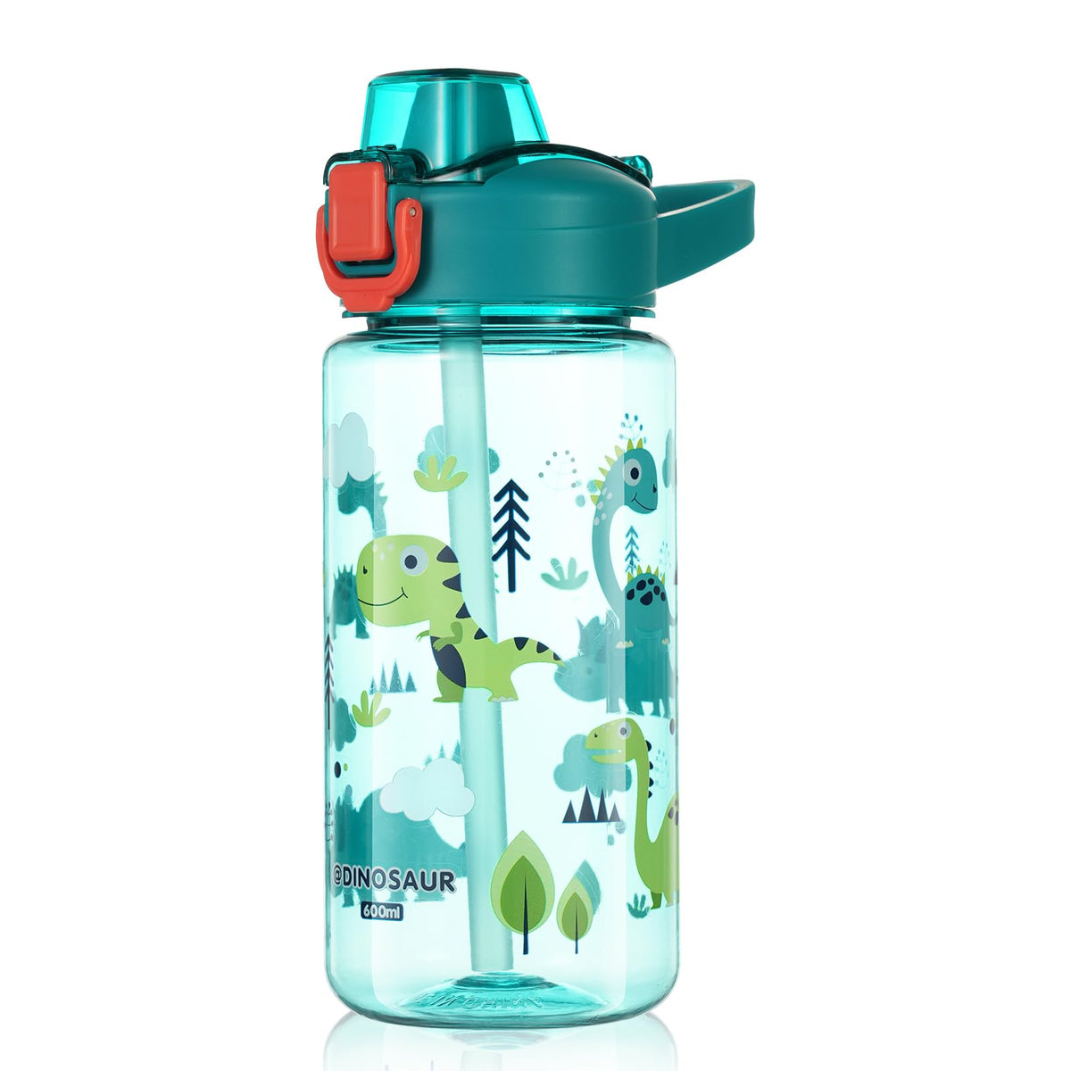 Botella de Agua Infantil con Pajita y Asa