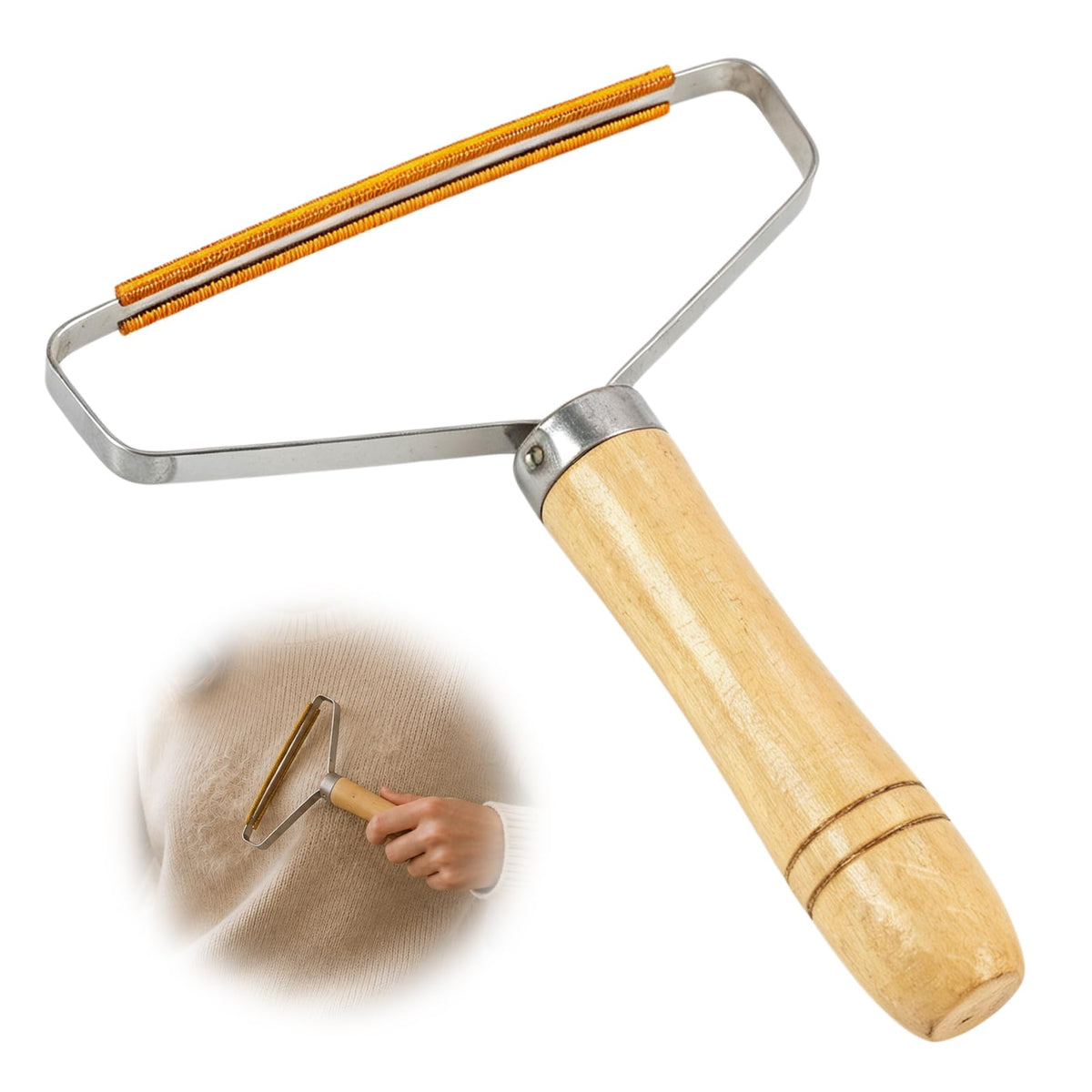Cepillo Manual Quitapelos de Mascota para Muebles