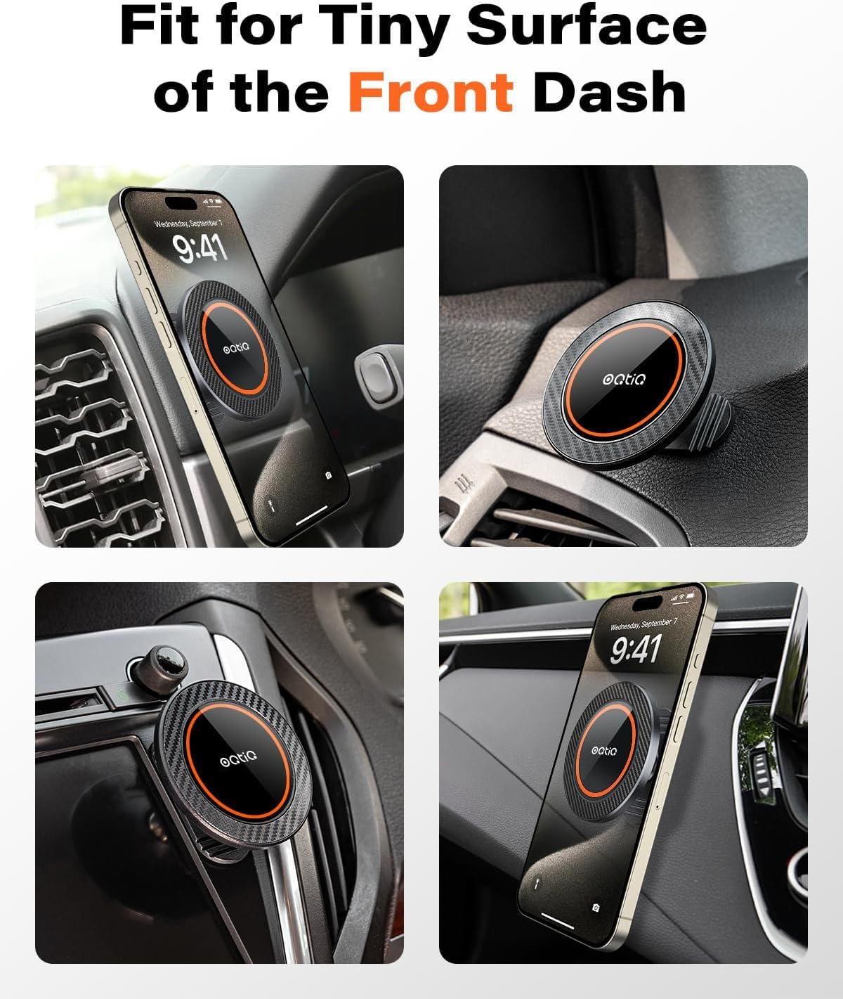 Set de 2 Soportes Magnéticos para Móvil de Coche