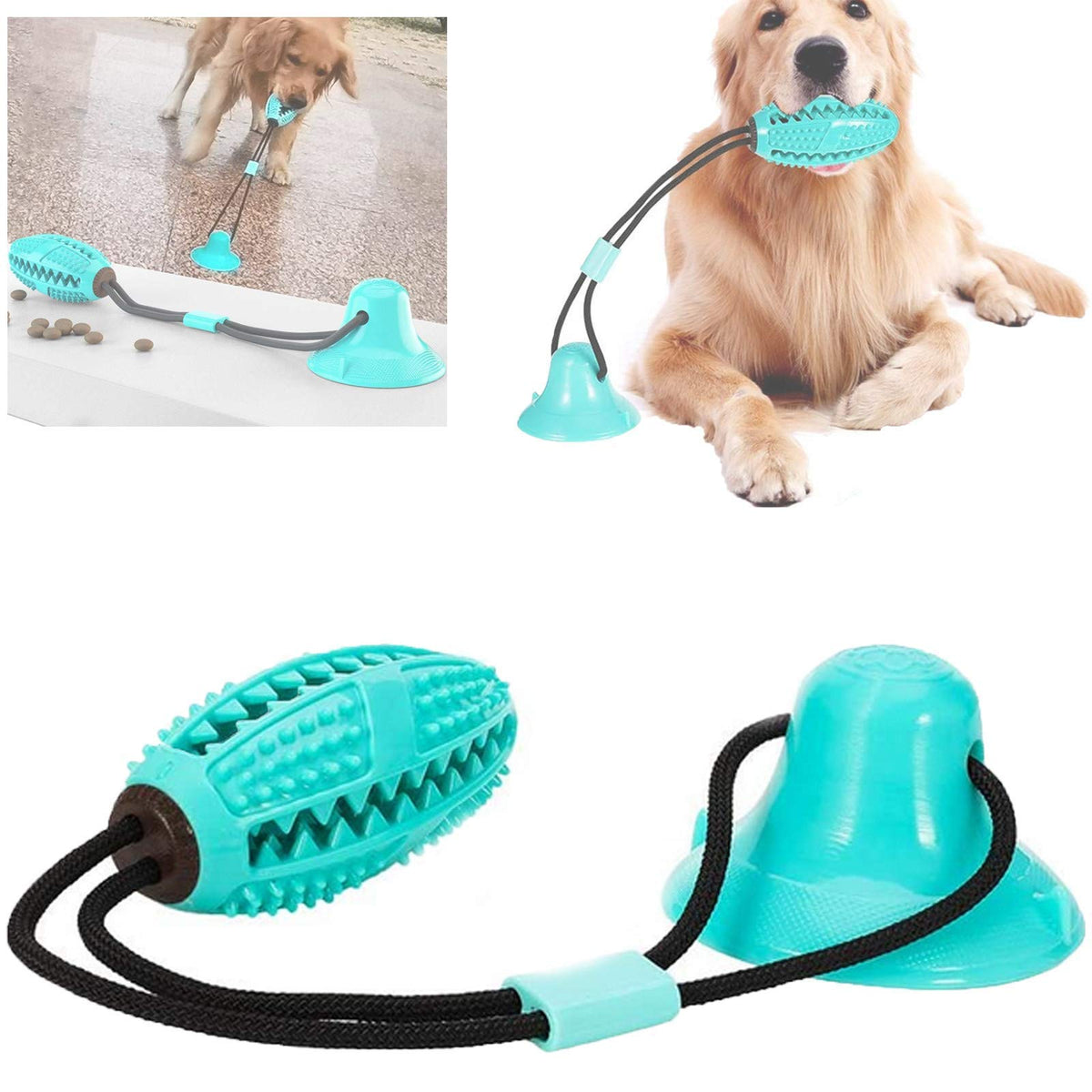 Juguete Mordedor con Ventosa para Perros
