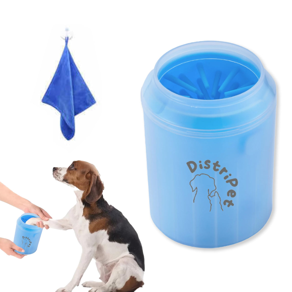 Limpiador de Patas Portátil de Silicona para Perros