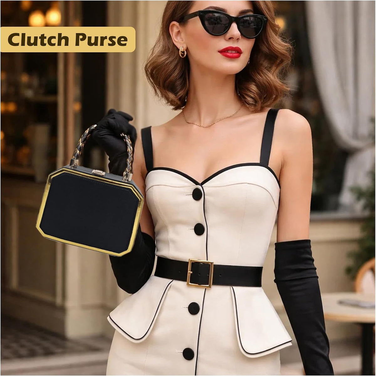 Bolso Bandolera de Piel Sintética para Mujer