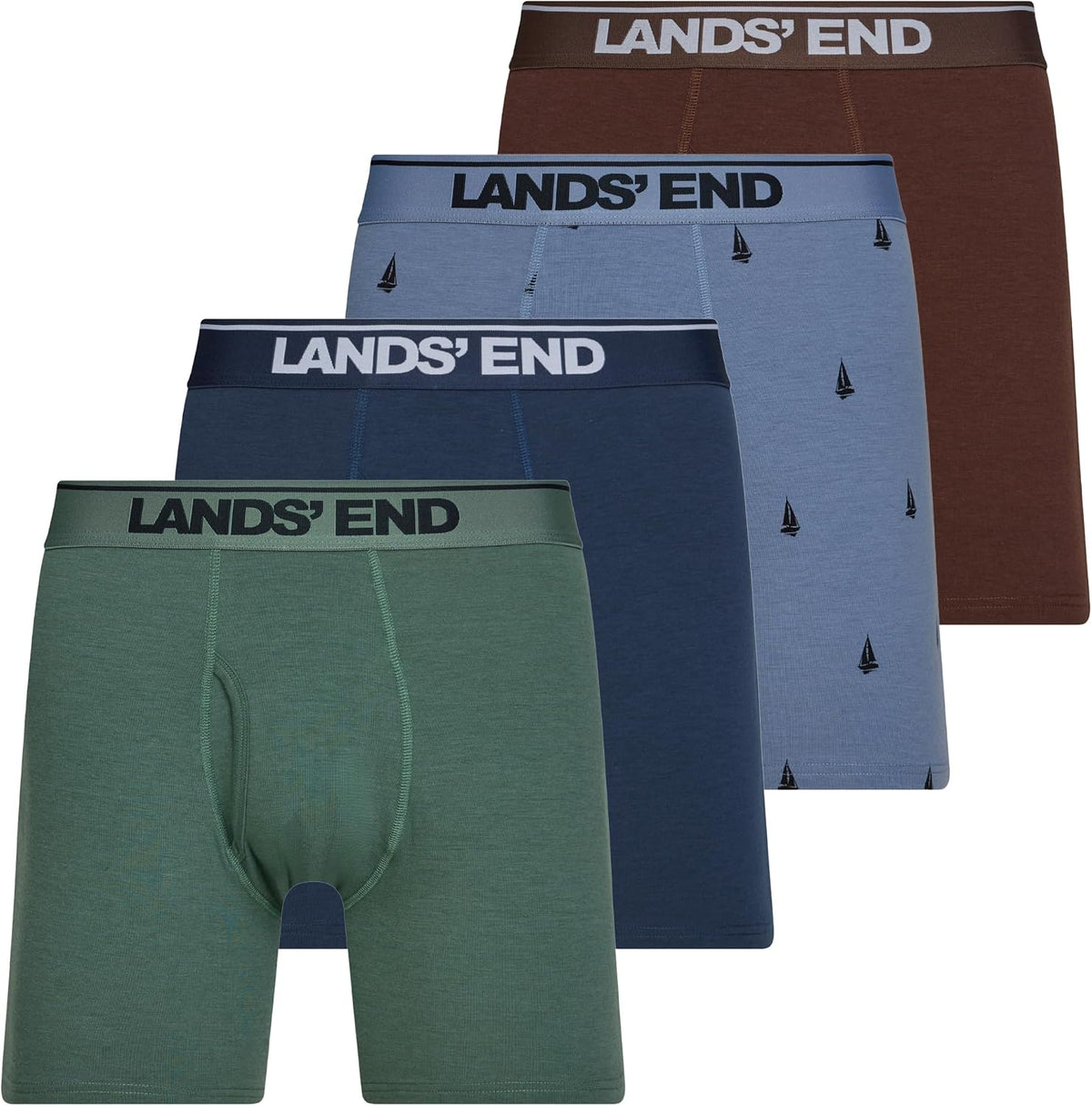 Pack de 4 calzoncillos boxer Lands End