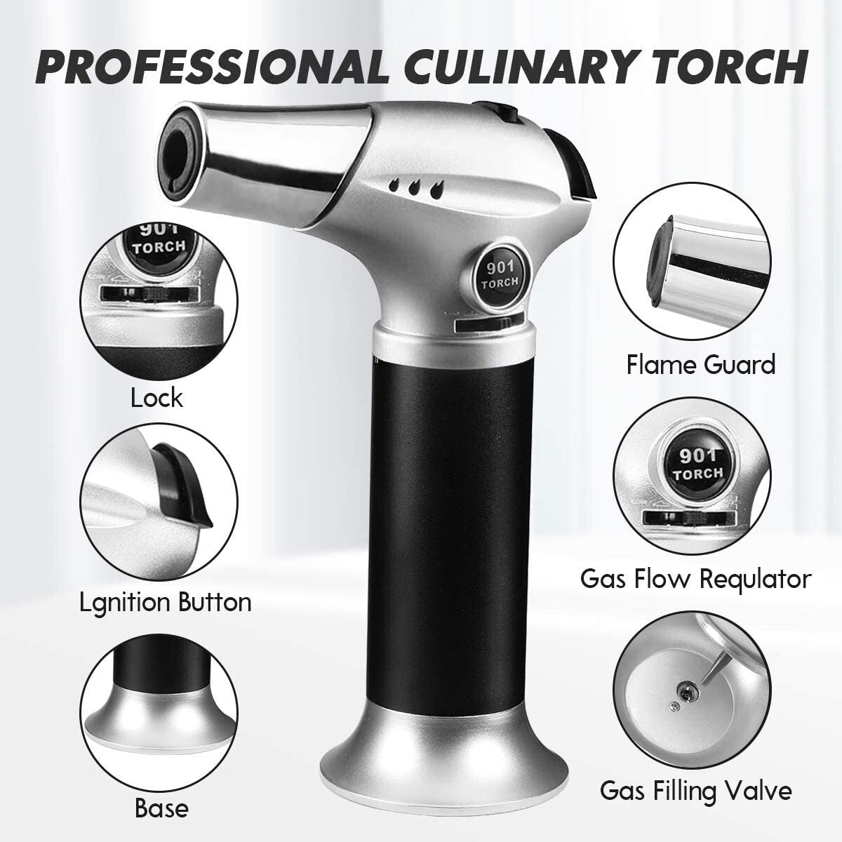 Soplete de Cocina Portatil Profesional