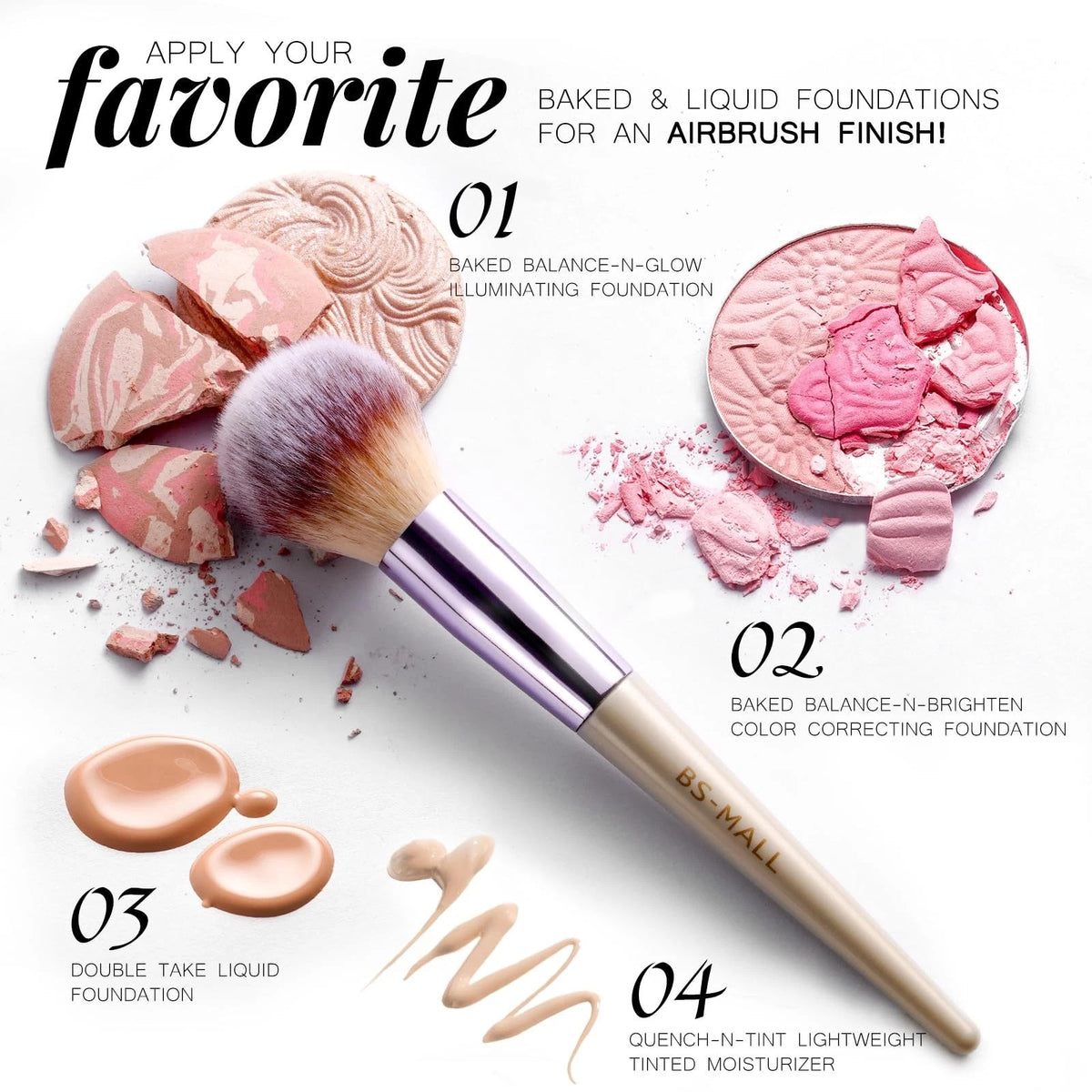 Set de 18 Brochas de Maquillaje Premium Sinteticas