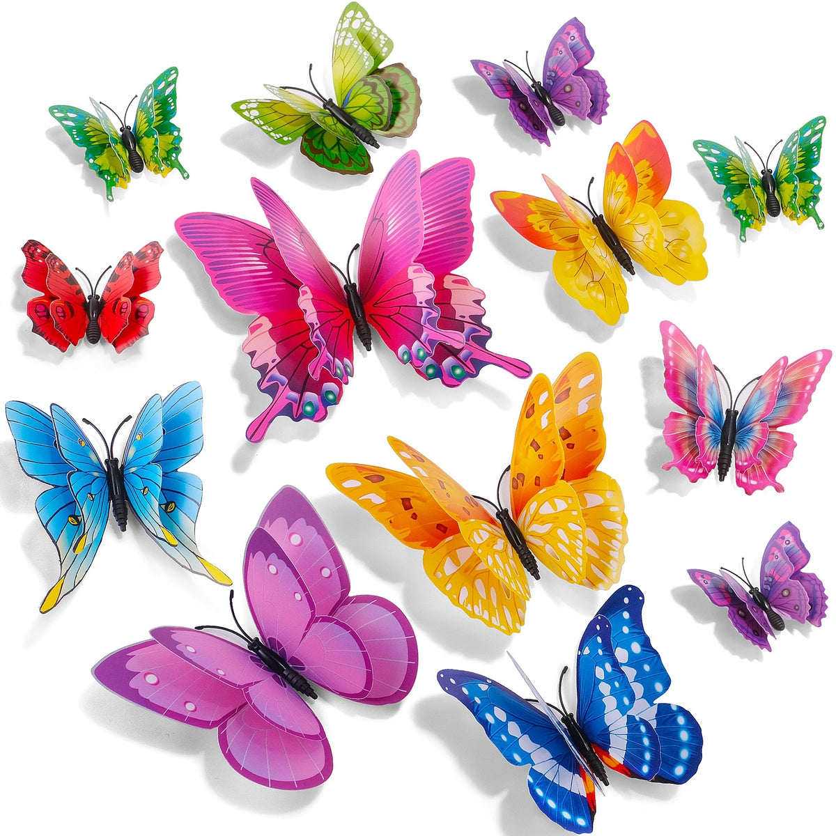 Decoración de Pared LED 3D Mariposas