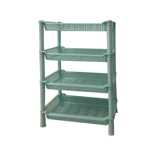 Estantería organizadora de 4 niveles para baño y cocina