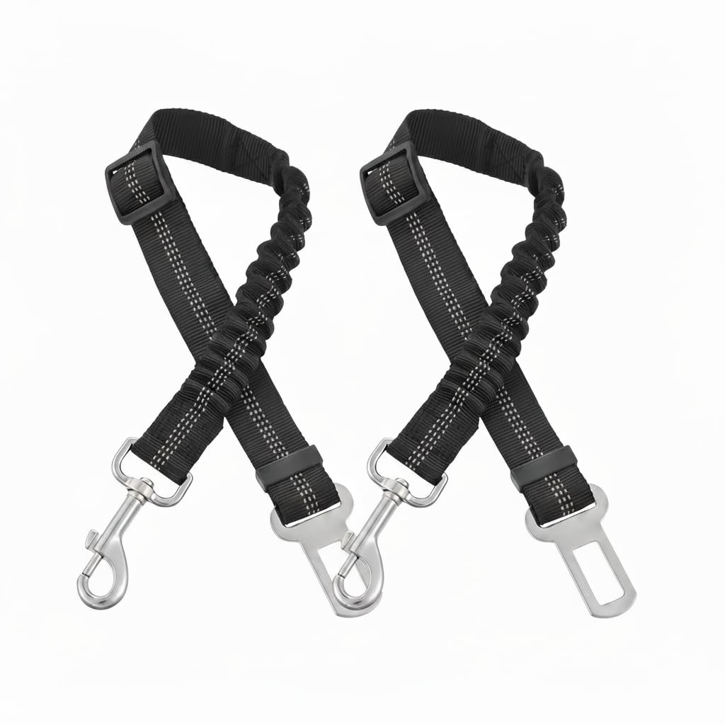 Pack de 2 Cinturones de Seguridad para Perros en el Coche