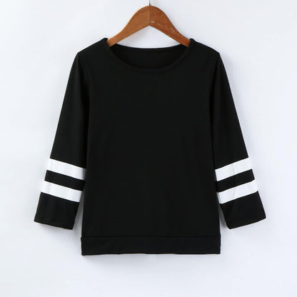 Sudadera Larga Casual de Manga Larga para Niña