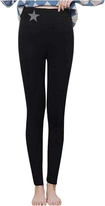 Leggings Forrados de Cintura Alta para Mujer