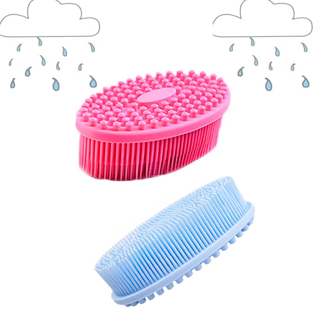 Set de 2 Cepillos Exfoliantes Corporales de Silicona