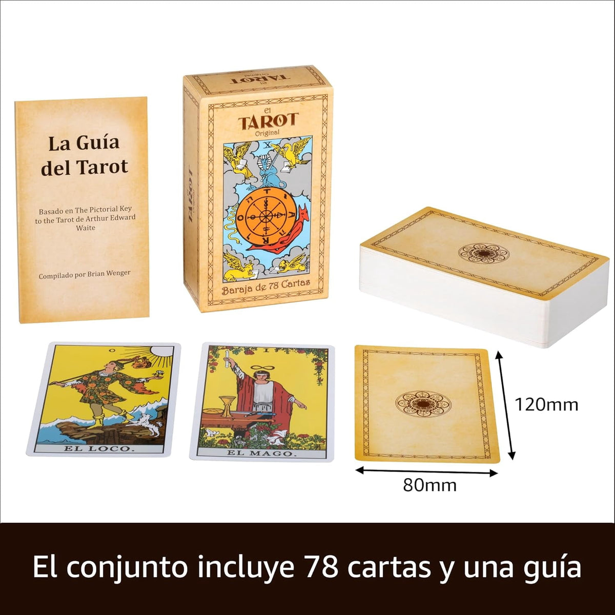 Baraja de Tarot Original Edicion en Espanol 78 Cartas