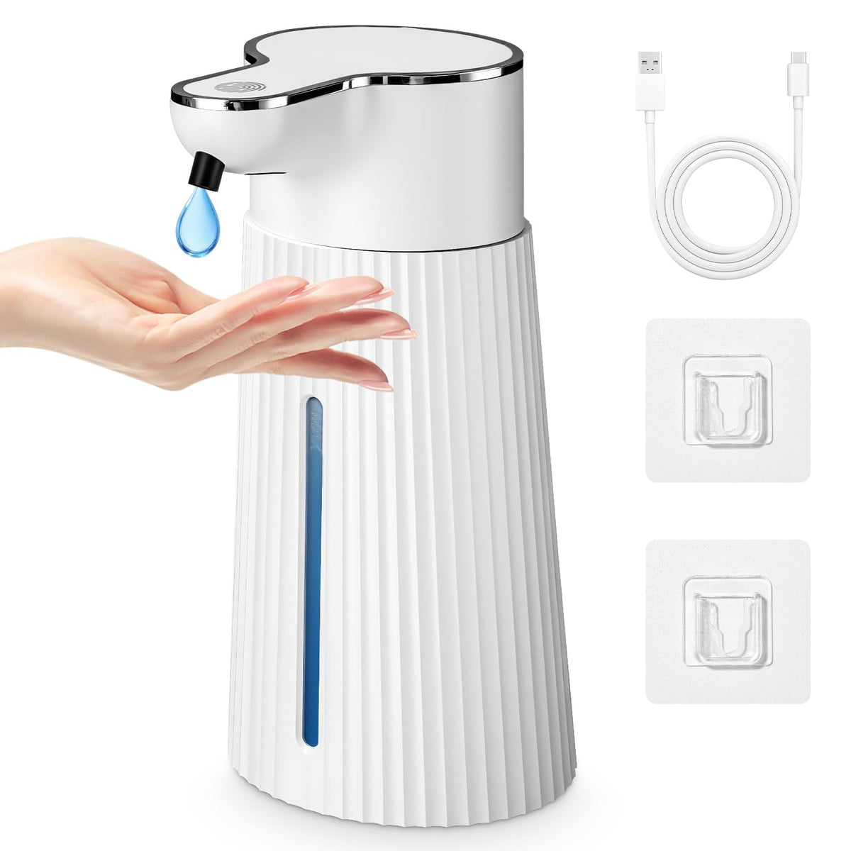 Dispensador de Jabón Automático 400ml Resistente al Agua