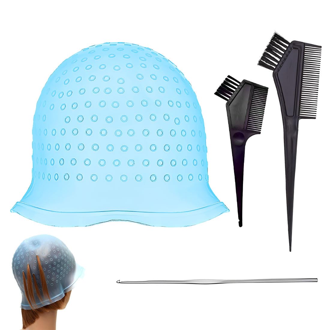 Gorro de Mechas de Silicona Reutilizable
