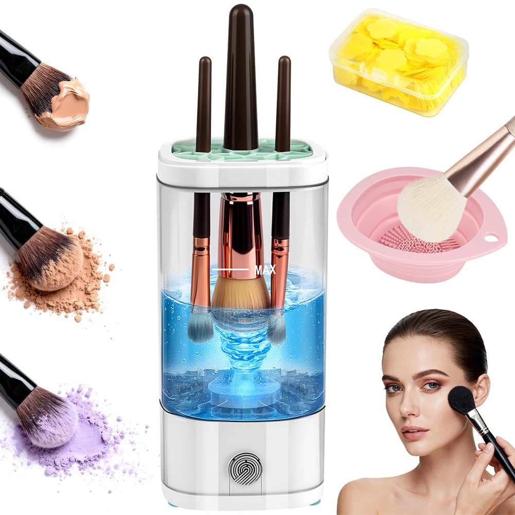Limpiador Eléctrico de Brochas de Maquillaje USB