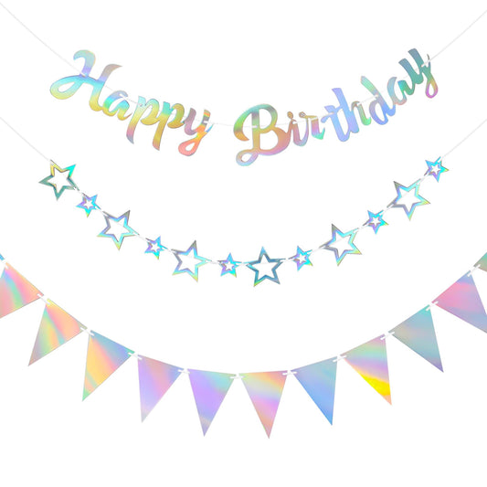Guirnalda de Cumpleaños Feliz Decorativa
