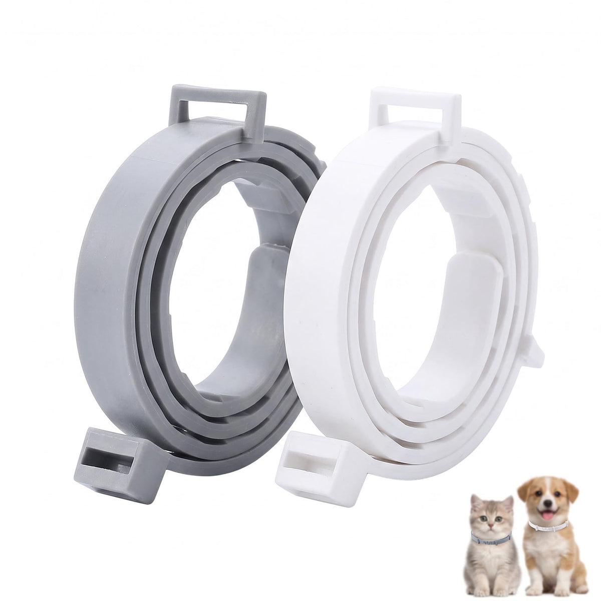 Pack de 2 Collares Antiparasitarios Naturales para Mascotas