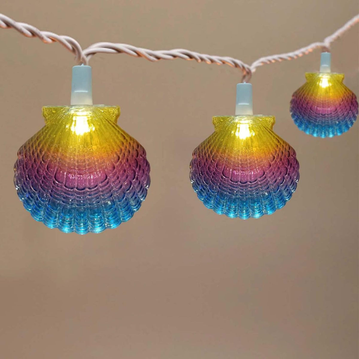 Guirnalda de Luces LED con Conchas de Mar Estilo Playa