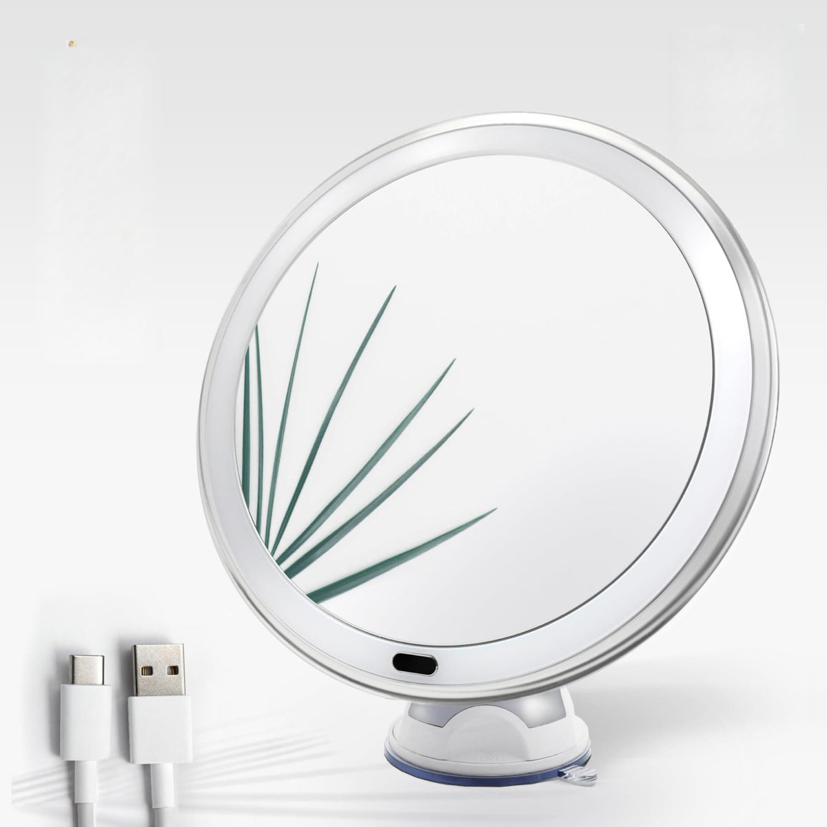 Espejo de Maquillaje con Luz LED y Aumento x10