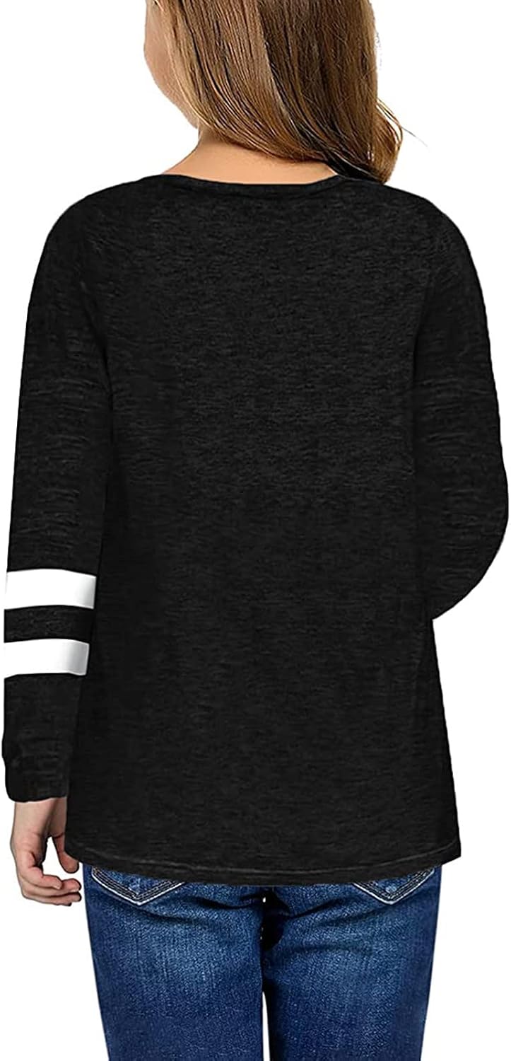 Sudadera Larga Casual de Manga Larga para Niña