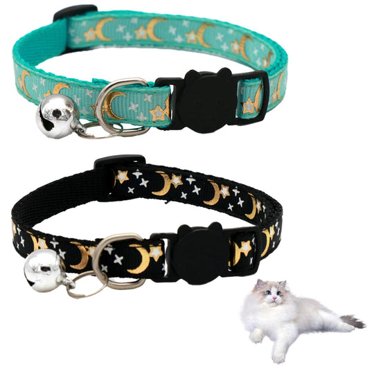 Pack de 2 Collares para Gatos con Cierre de Seguridad