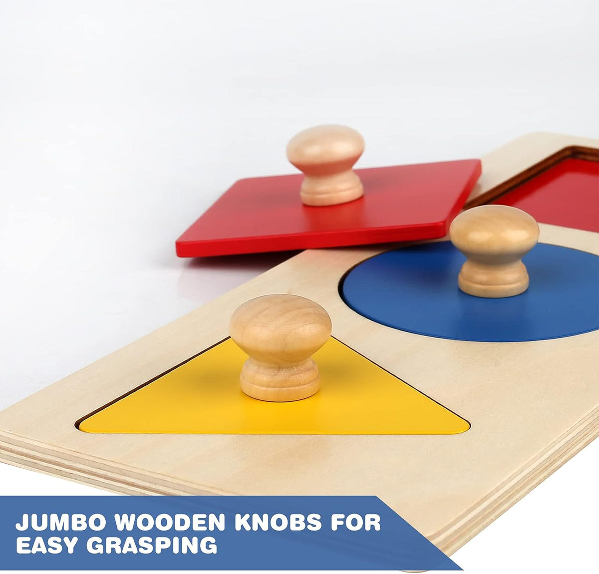 Puzzle Montessori de Formas Geométricas de Madera