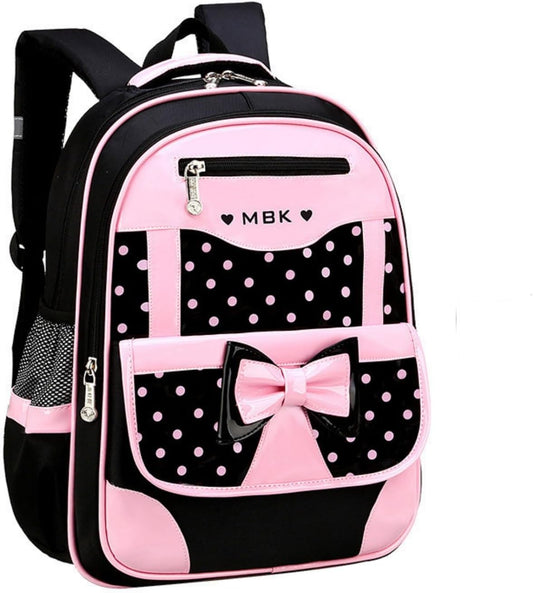 Mochila Escolar de Princesa con Lazo para Niña
