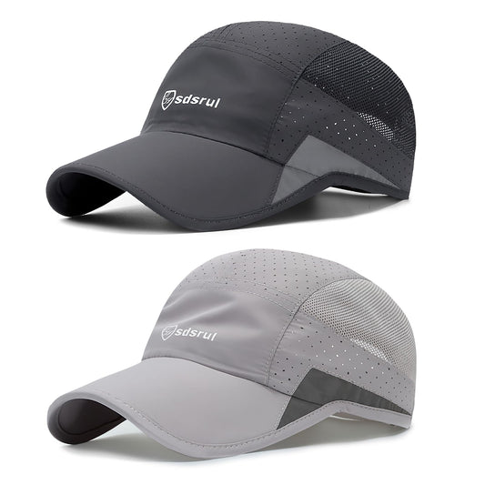 Pack de 2 Gorras Deportivas Transpirables