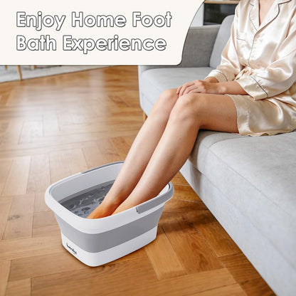 BaÃ±era Plegable de Hidromasaje para Pies