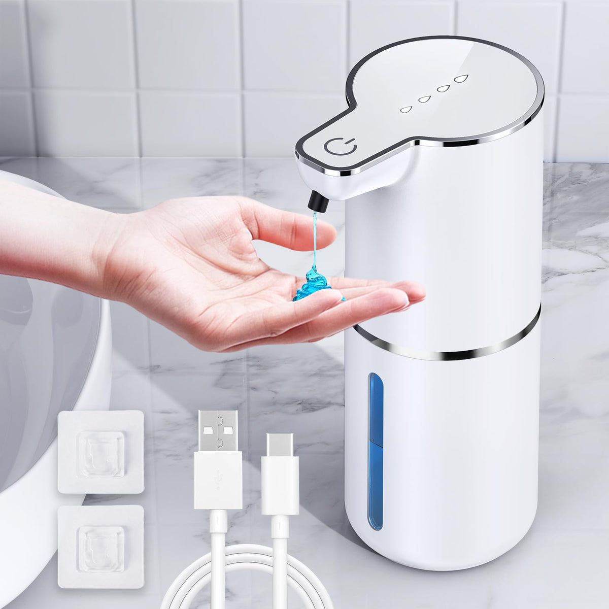 Dispensador de Jabón Automático con Sensor 400ml