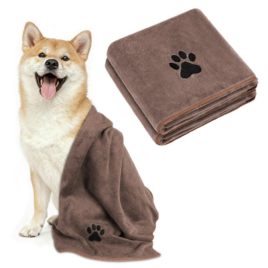 Pack de 2 Toallas de Microfibra para Mascotas