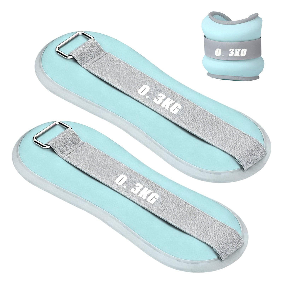 Set de 2 Pesas Ajustables para Muñecas y Tobillos