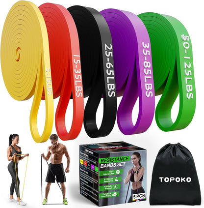 Set de 5 Bandas de Resistencia para Entrenamiento