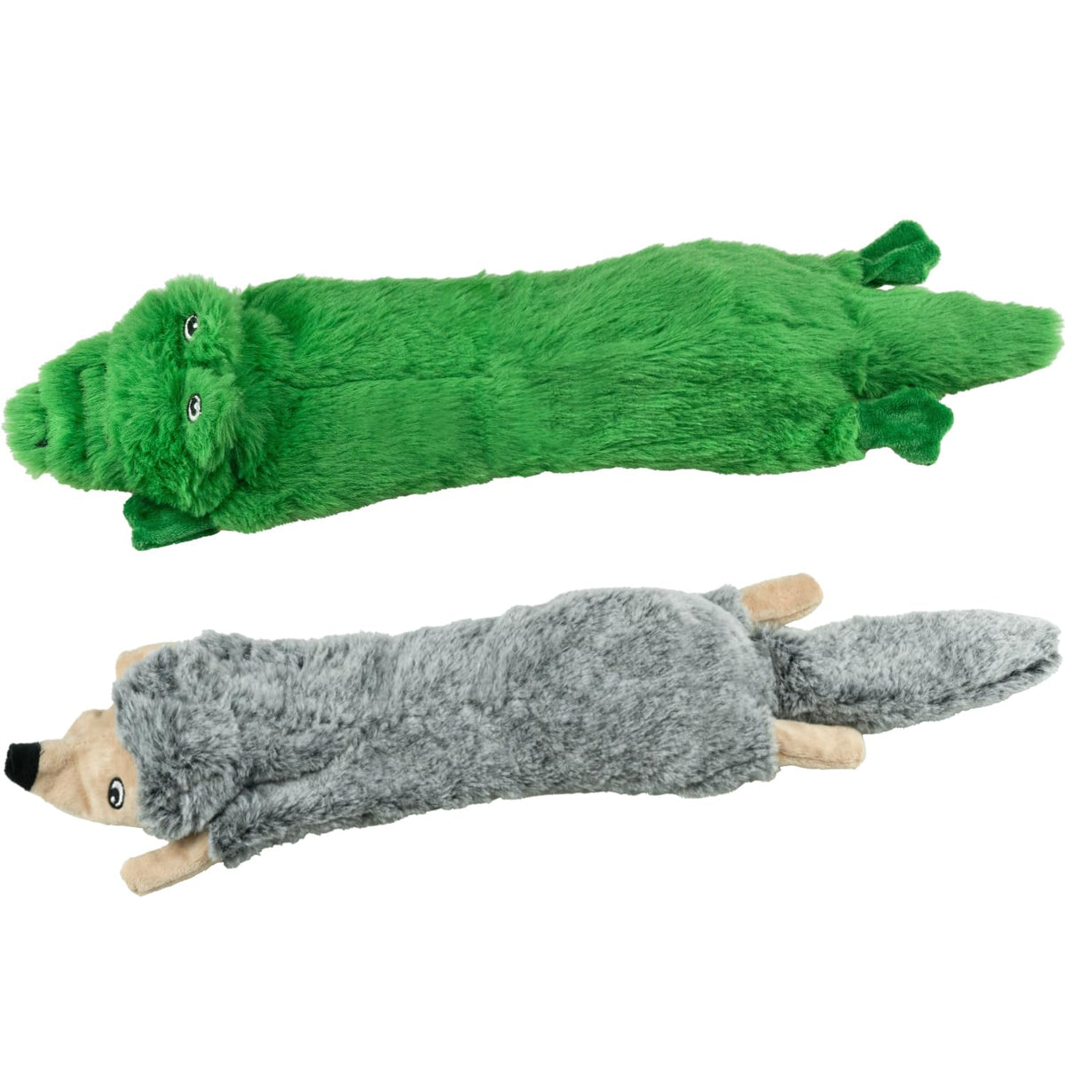 Pack de 2 Juguetes Chirriantes de Peluche para Perros