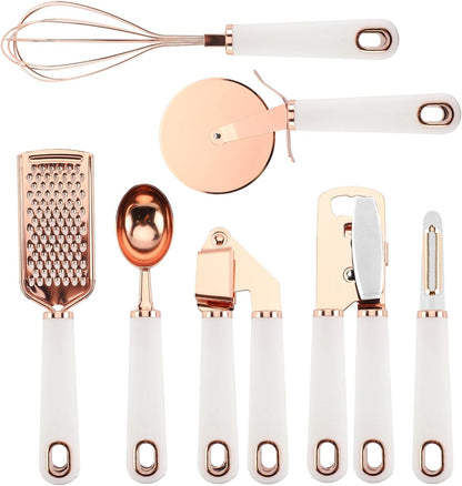 Set de Utensilios de Cocina de Acero Inoxidable (7 piezas)