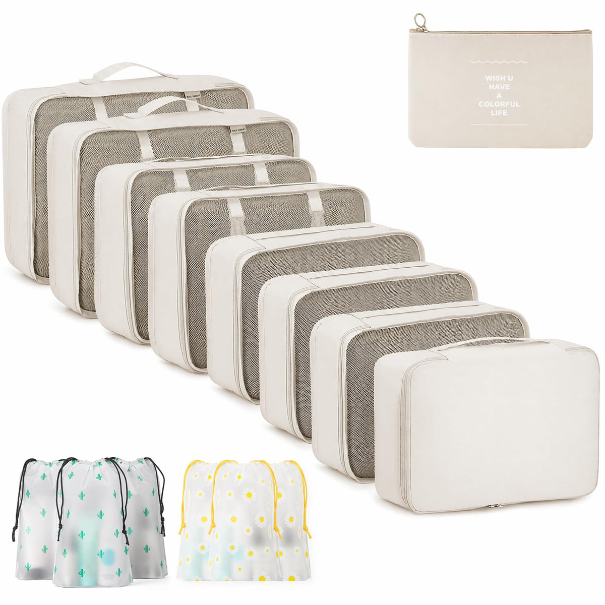 Organizador de Maleta 15 Piezas para Viaje
