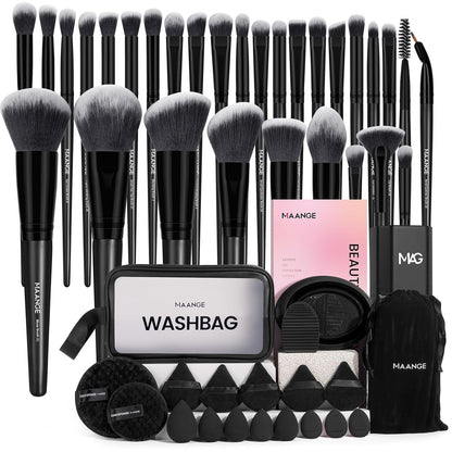 Set de Brochas de Maquillaje Profesional 51 Piezas