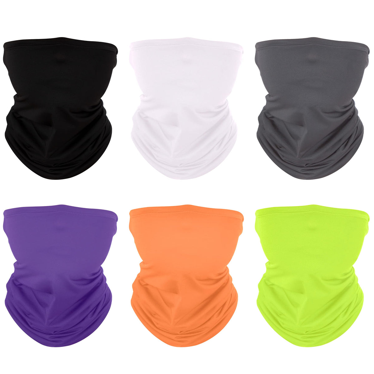 Pack de 6 Bragas de Cuello Multifunción