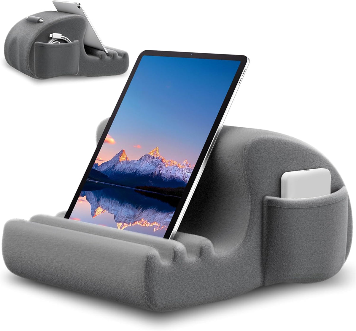 Soporte Cojín para Tablet (Uso en Cama o Sofá)
