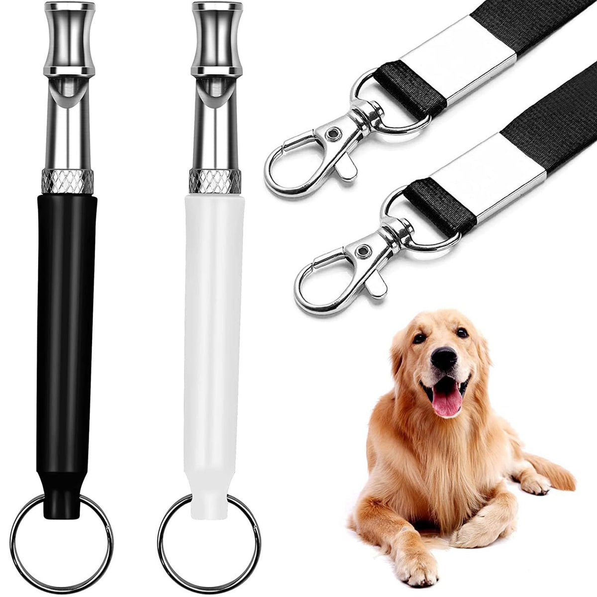 Pack de 2 Silbatos de Adiestramiento para Perros