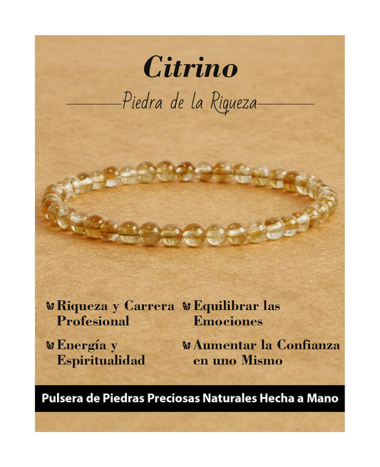 Pulsera Elástica de Piedras Naturales