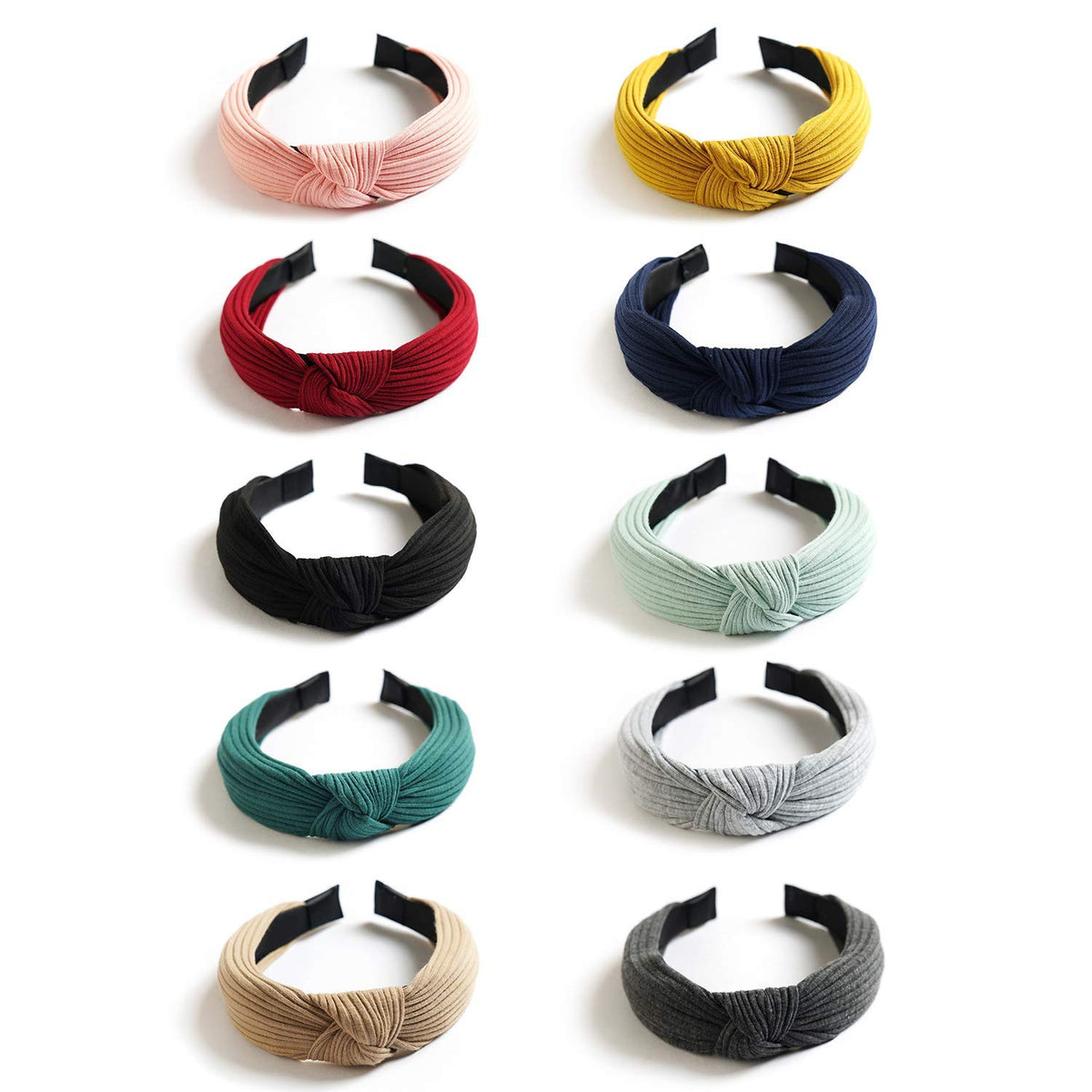 Set de 10 Diademas Turbante para Mujer