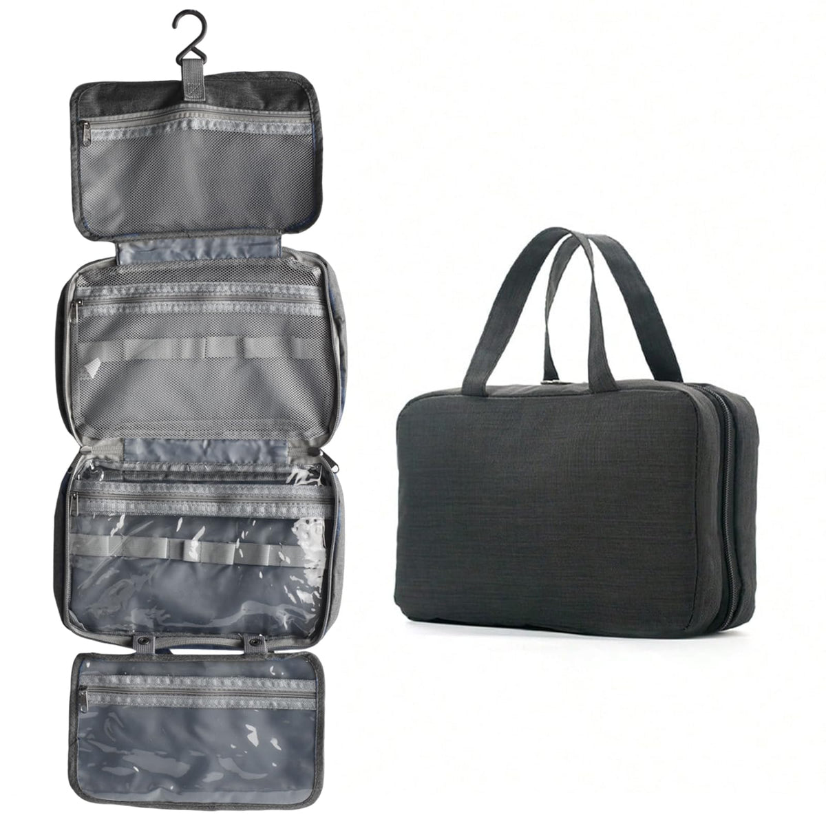 Neceser de Viaje Impermeable con Compartimentos