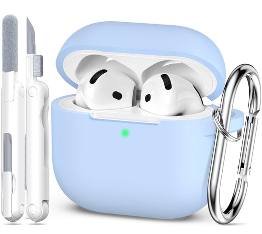Funda Protectora de Silicona para Auriculares con Llavero