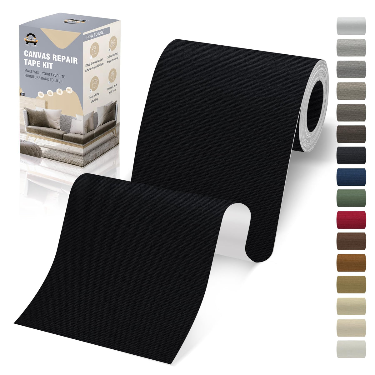 Parche Adhesivo Reparador de Tela Impermeable