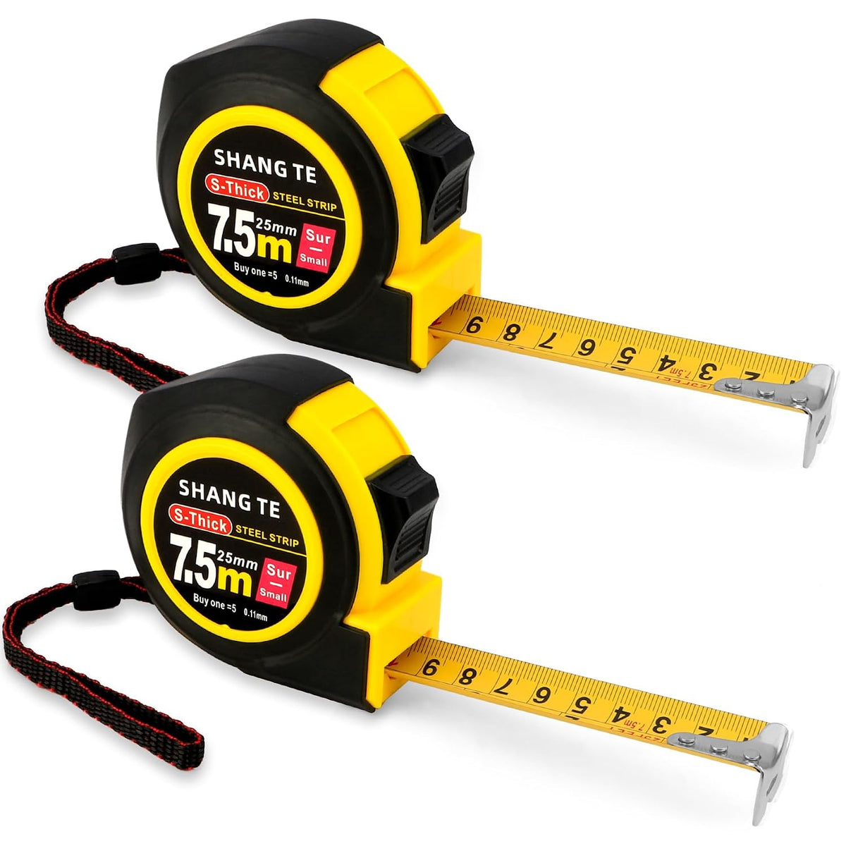Pack de 2 Cintas Métricas Retráctiles