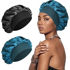 Gorro de Satén para Dormir - Suave y Ajustable