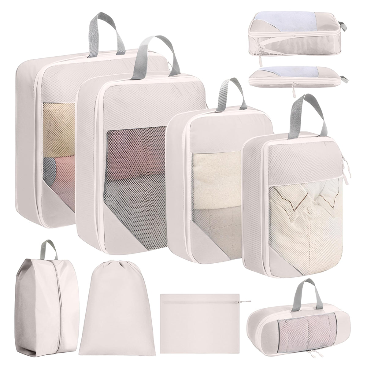 Set de 8 Bolsas de Compresión para Maleta